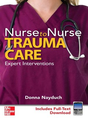 cover image of Nurse to Nurse Trauma Care